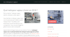 Desktop Screenshot of les-nettoyeurs-vapeur.com