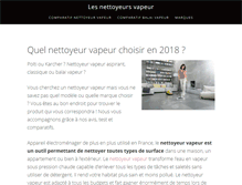 Tablet Screenshot of les-nettoyeurs-vapeur.com